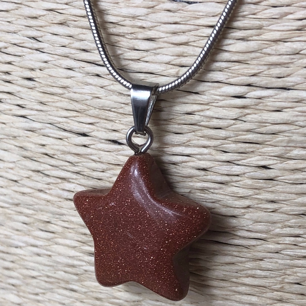 🔥HOT SALE🔥 Red Goldstone Boho Chakra Necklace